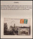 FRANCE CARTE POSTAL DURTAL WITH LA BELLE FRANCE DURTAL VIGNETTE SAME VIEW  TO PARIS RARE - Cinderellas