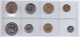 Monaco 8 Coins Set - 1960-2001 Nouveaux Francs