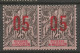 SAINT-PIERRE-ET-MIQUELON N° 98A Tenant à 98**  NEUF* TRACE DE CHARNIERE  / Hinge  / MH - Unused Stamps