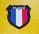 TISSU PATCH : DRAPEAU FRANCE  , DIAMETRE 9 CM , BON ETAT VOIR PHOTO . POUR TOUT RENSEIGNEMENT ME CONTACTER. REGARDEZ MES - Ecussons Tissu