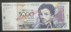 VENEZUELA. 5000 BOLIVARES 25 DE MAYO  DE 2000 SOBRECARGA MUESTRA SIN VALOR SIN CIRCULAR. - Venezuela