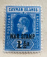 ÎLES CAYMAN - VARIÉTÉ - Roi George V Avec Surcharge  1917 - Iles Caïmans