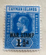 ÎLES CAYMAN - VARIÉTÉ - Roi George V Avec Surcharge  1917 - Cayman (Isole)