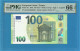 100 EURO FRANCE LAGARDE EA- E014 PMG 66 ( D076 ) - 100 Euro