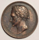 Oude Medaille Ancienne Roi Leopold 1 I Rentree A Bruxelles 1862 Royalty Poids 91gr Old Medal - Autres & Non Classés