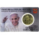 Vatican, 50 Euro Cent, Pape François, Coin Card.FDC, 2014, Rome, Or Nordique - Vatikan