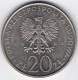 Polen 20 Zloty 1980 (Cu./Ni.) XXII. Olympische Spiele Moskau, MzSt. Warschau, KM#108, Ss/vz - Poland