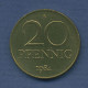 DDR 20 Pfennig 1984 Kursmünze, J 1511 Vz/st (m2856) - 20 Pfennig