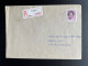 NETHERLANDS 1986 REGISTERED LETTER CHAAM TO LEIDERDORP 22-06-1986 NEDERLAND - Covers & Documents