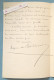 ● L.A.S 1888 Vice Amiral Abel BERGASSE Du PETIT THOUARS à Bord Du Navire COLBERT Rare Lettre Autographe Marine - Historische Personen