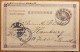 Japan Nagasaki 4Sn Picture Postal Stationery Card Mailed To Germany 1900. - Cartas & Documentos