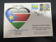 5-4-2024 (1 Z 7) COVID-19 4th Anniversary - South Sudan - 5 April 2024 (with South Sudan Covid-19 Stamp) - Maladies