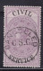 GB Victoria Fiscal/ Revenue Civil Service £1 Lilac And Black  Barefoot 29 Fine Used - Fiscale Zegels