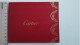 Dep114 Depliant Advertising Brochure Cartier Penne Sfera Stilografica Roller Oro Argento Platino Fountain Pen Gold 2005 - Schreibgerät