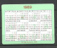 NORTH KOREA  - Pjongyang - 3D Calendar Kalender - Stereoskopie-  With "moving" Bicture - Petit Format : 1981-90