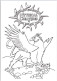 5-4-2024 (1 Z 10) Australia - Special Released B/w Postcard For Kids To Color - Mythical Creature - Sydney