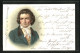 Lithographie Ludwig Von Beethoven Im Portrait  - Künstler