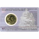 Vatican, 50 Euro Cent, Pape Benoit XVI, Coin Card.FDC, 2013, Rome, Or Nordique - Vatican