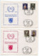 Germany, Berlin 1986 3 Commemorative Covers BSV "Moabit" 1906 Zu Berlin Stamp Exhibition 80th Anniversary - Brieven En Documenten