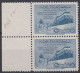 001215/ Saudi Arabia 1952 Sg376 20g Blue VLM/M MNH Pair Inauguration Of Dammam–Riyadh Railway. Cv £220+ - Saudi-Arabien