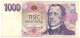 Czech Republic 1000 Korun 1996 P-15 VF - Czech Republic