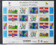 C 2238 Brazil Stamp Future Map Star Sun 2000 Sheet - Nuevos