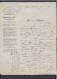 L. "Charbons Béroudiaux" Datée 31 Janvier 1873 De Solre-sur-Sambre Affr. 3x N°30 Lpts "114" Càd ERQUELINNES /31 JANV 73  - 1869-1883 Léopold II