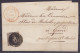 L. Affr. Médaillon 10c Brun P31 Càd DEINZE /13 MARS 1851 Pour GAND (au Dos: Càd Arrivée GAND) - 1849-1850 Medallions (3/5)