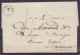 L. Datée 22 Octobre 1838 De DIEUPART Càd T18 AYWAILLE /23/X Pour BOUVIGNES Poste Restatnte à DINANT - Port "4" (au Dos:  - 1830-1849 (Belgica Independiente)