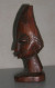 Tête Africaine Sculptée Sur Bois - Années 1960 - Afrikaanse Kunst