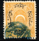 2850. GREECE.CRETE.TURKEY 1P-. DULOZ CANEA SCARCE NEGATIVE POSTMARK. - Crète