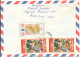 Bulgaria Air Mail Cover Sent To Denmark 4-1-1981 With A Lot Of Stamps On Front And Backside Of The Cover - Posta Aerea