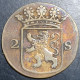 Provincial Dutch Netherlands Hollandia Holland 2 Stuiver 1775 Silver - Provinzen