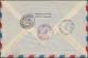 Liechtenstein 277 Weltpostverein Im Viererbock Mit 271 R-Brief VADUZ 13.7.1949 - U.P.U.