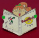 Hard Rock Cafe Enamel Pin Badge Myrtle Beach USA Caroler Carol Singer 1999 Festive Christmas Happy Holidays - Musik