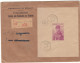 Monaco - Lettre Recom De 1938 - GF - Oblit Monaco Ville - Exp Vers Lège - Rare - - Lettres & Documents