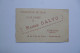 Maison DALVO  -  Confection En Gros    - 48 Bis Rue De Metz  -  TOULOUSE     -  Carte Visite Publicitaire - Cartes De Visite