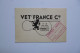 VET'FRANCE CIE   -  17 - 19 Rue Des Jeuneurs  -  PARIS  -  Cachet Changement D'adresse     -  Carte Visite Publicitaire - Cartes De Visite