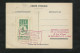Carte Postale Circulée Llustrée 25ème Ann.  Premier Coin Daté Lyon Le 04/05/1947 +vignettes Et Cachets N°621 Et 693 B/TB - Briefe U. Dokumente