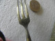 Delcampe - Antique Couverts, 6 Couteaux 6 Fourchette Dessert Dorée - Forks