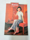 Vintage Retro Postcard - 30s' Shanghai Calendar Girl 可口可乐 Coca Cola (#4) - Singapur