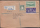 1949. EIRE. 1 Sh AIR MAIL + 2 + Theobald Wolfe Tone 3 P On Registered Cover (tear) To Sweden... (Michel 101+) - JF432466 - Covers & Documents