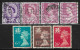 1958-1982 WALES Set Of 7 Used Stamps (Scott # 1,3,WMMH7,WMMH21,WMMH47) - Gales