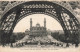 FRANCE - Paris - Le Trocadéro Vue Sous La Tour Eiffel - Les Nouveaux Jardins - Animé - Carte Postale Ancienne - Eiffeltoren