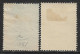 1918 BULGARIA Set Of 2 Cancelled/MLH Stamps (Michel # 122,123) - Ungebraucht