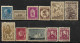 1940-1955 BULGARIA Set Of 11 Used/Unused Stamps (Michel # 399XAx,409,510,513,551,566,576,808,973,Official 22) - Nuevos