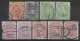 1915 BELGIUM Set Of 9 USED STAMPS (Michel # 113,115V,116,119) CV €2.10 - 1915-1920 Alberto I