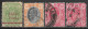 1895-1905 Transvaal Set Of 4 USED STAMPS (Michel # 45,108,132) CV €1.80 - Transvaal (1870-1909)