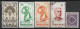 1943-1947 Madagascar Set Of 1 Used + 4 MLH  Stamps (Michel # 350,387,388,402,Postage Due 31) CV €1.50 - Neufs