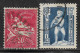 1930,1952 ALGERIA Set Of 2 Used Stamps (Michel # 102a,301) - Gebruikt
